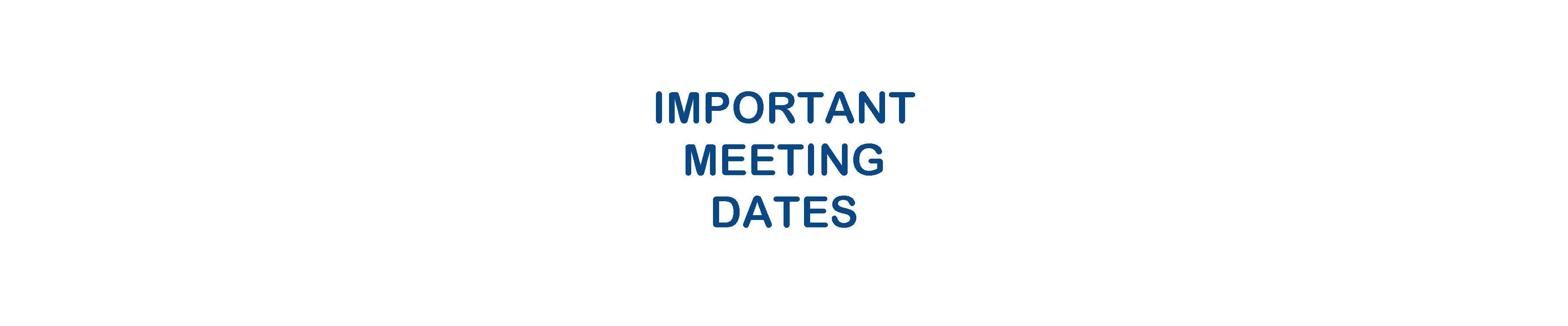 Info on next round of MAHCP General Membership meetings